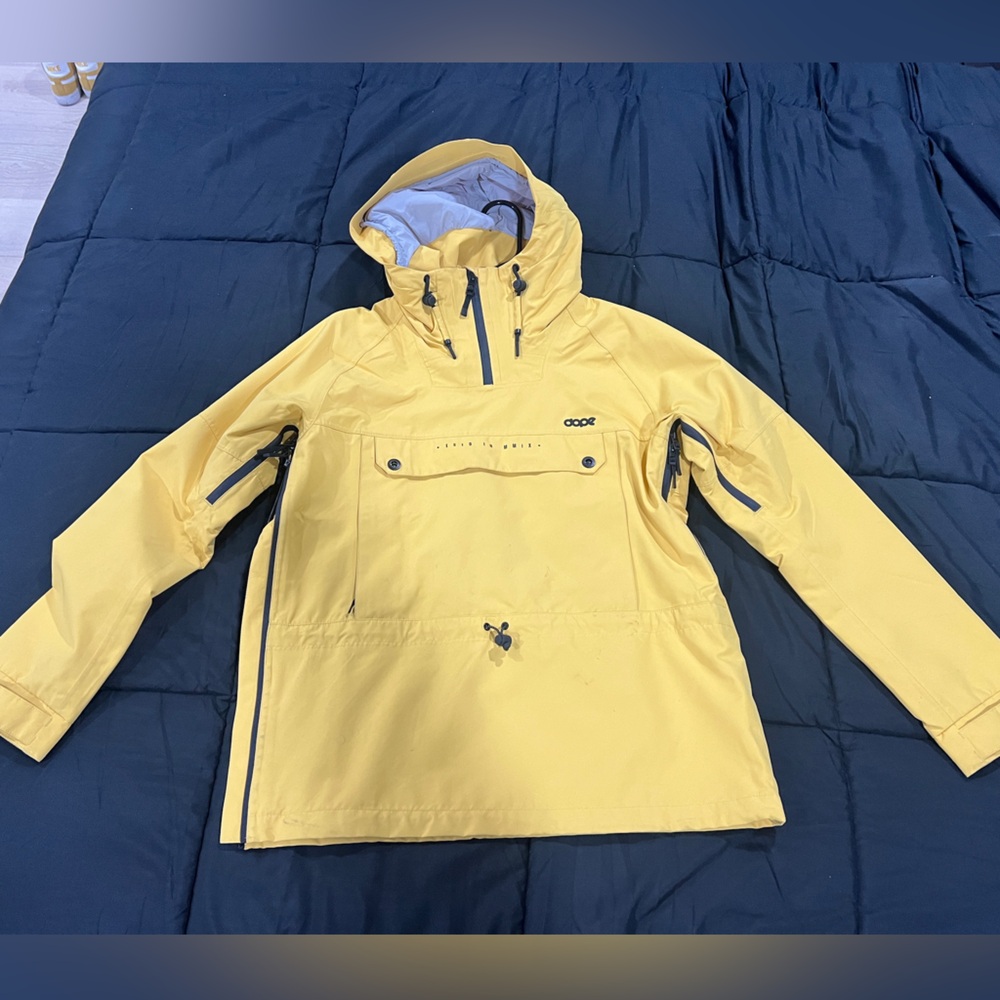 DOPE Yellow Hooded Jacket